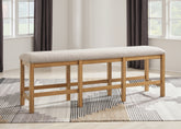 Best Deals Furniture - Ashley Furniture - Havonplane 72" Counter Height Dining Bench - XL Counter UPH DRM Bench - D773-09